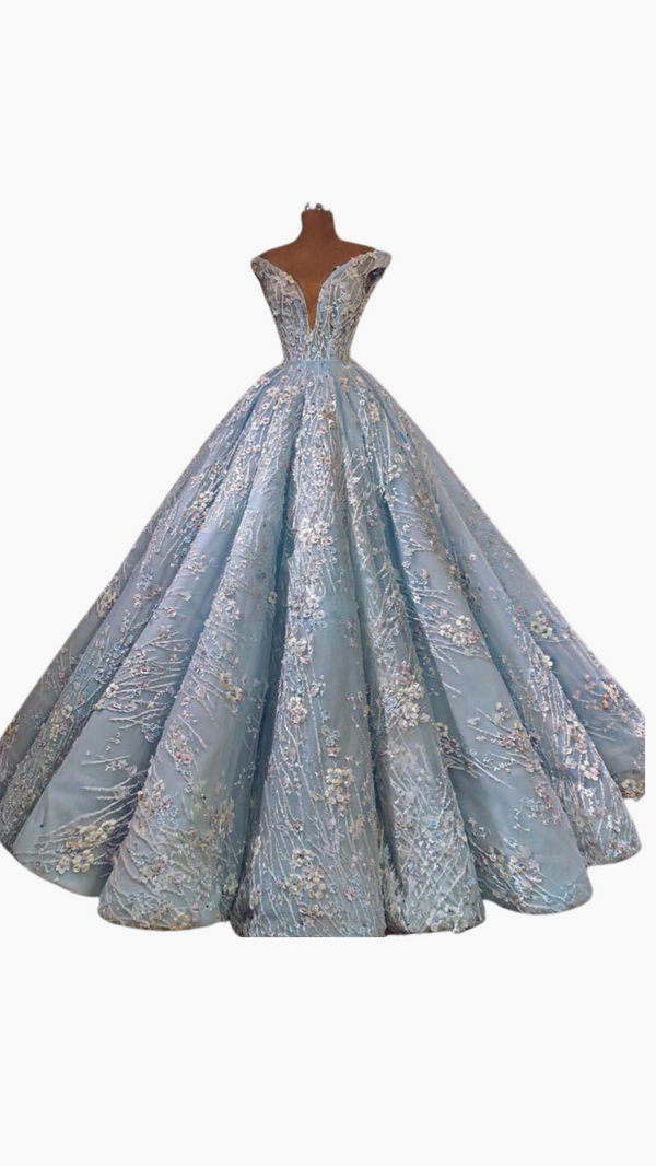 Celestial Bloom Ball Gown