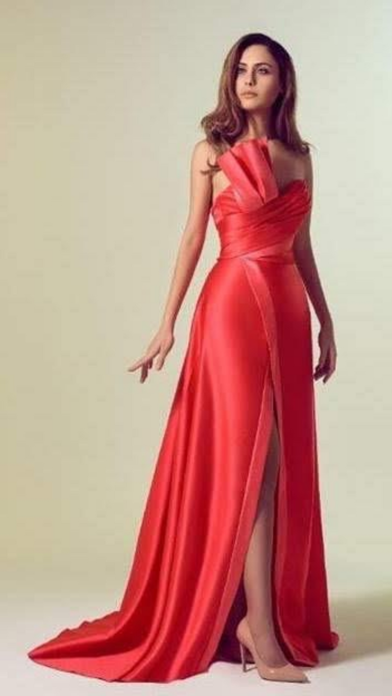 Scarlet Elegance Gown